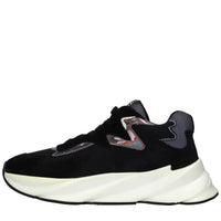 Sneakers in pelle tessuto ed ecopelle 