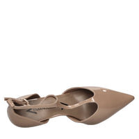 Décolleté slingback in vernice 