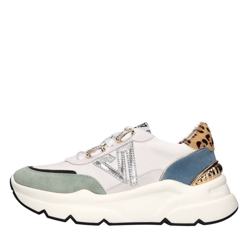 Sneakers in pelle e camoscio 