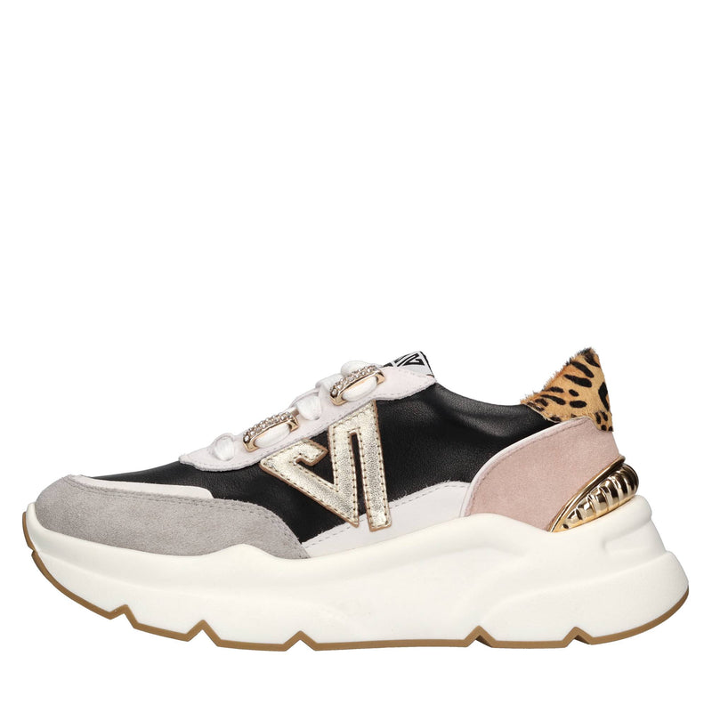 Sneakers in pelle e camoscio 