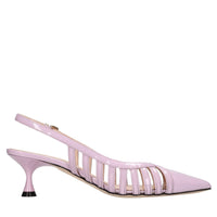 Décolleté slingback in vernice 