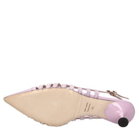Décolleté slingback in vernice 