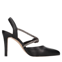 Décolleté slingback modello GARDA in pelle ed ecopelle 