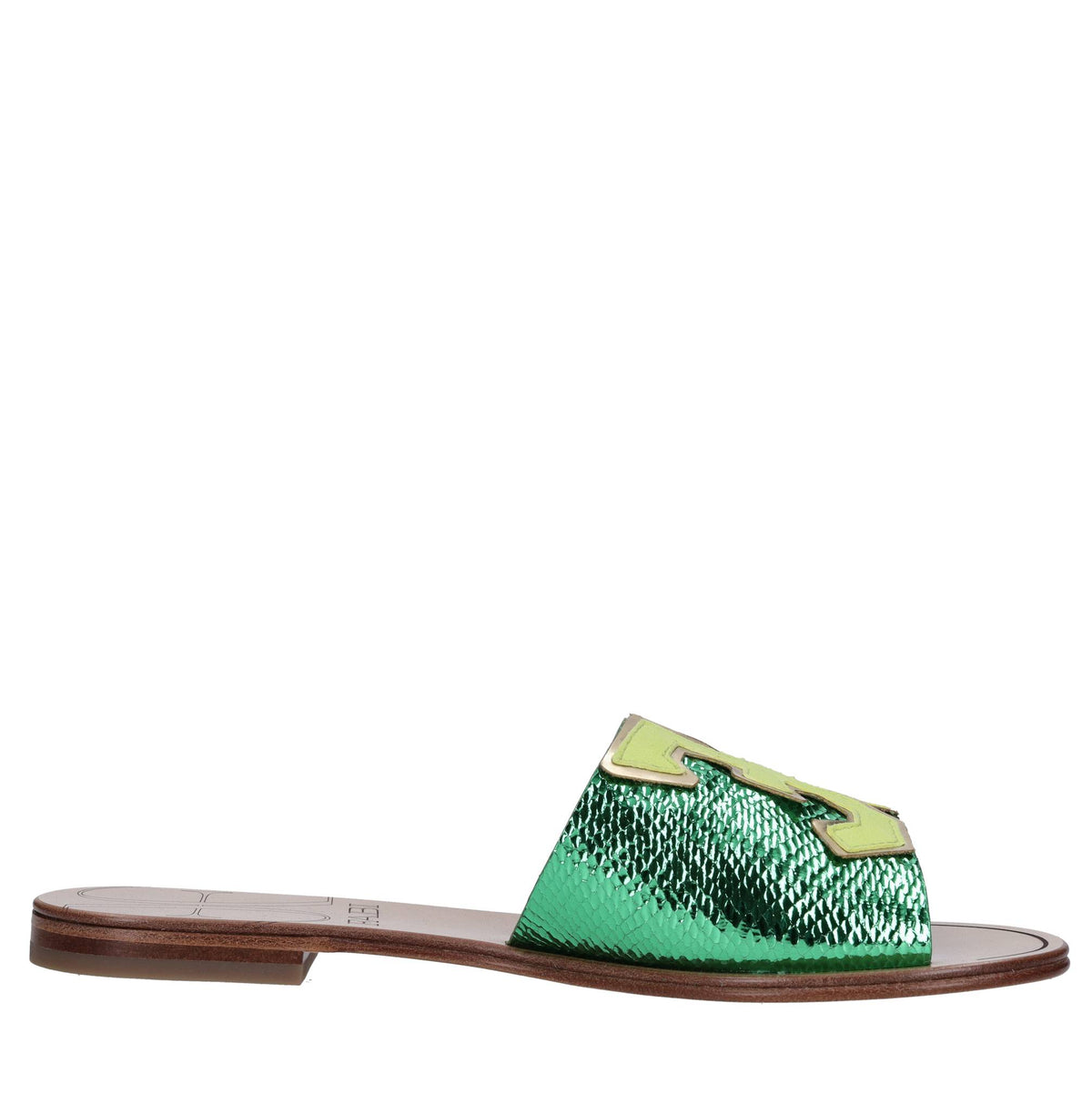Mules in pelle 