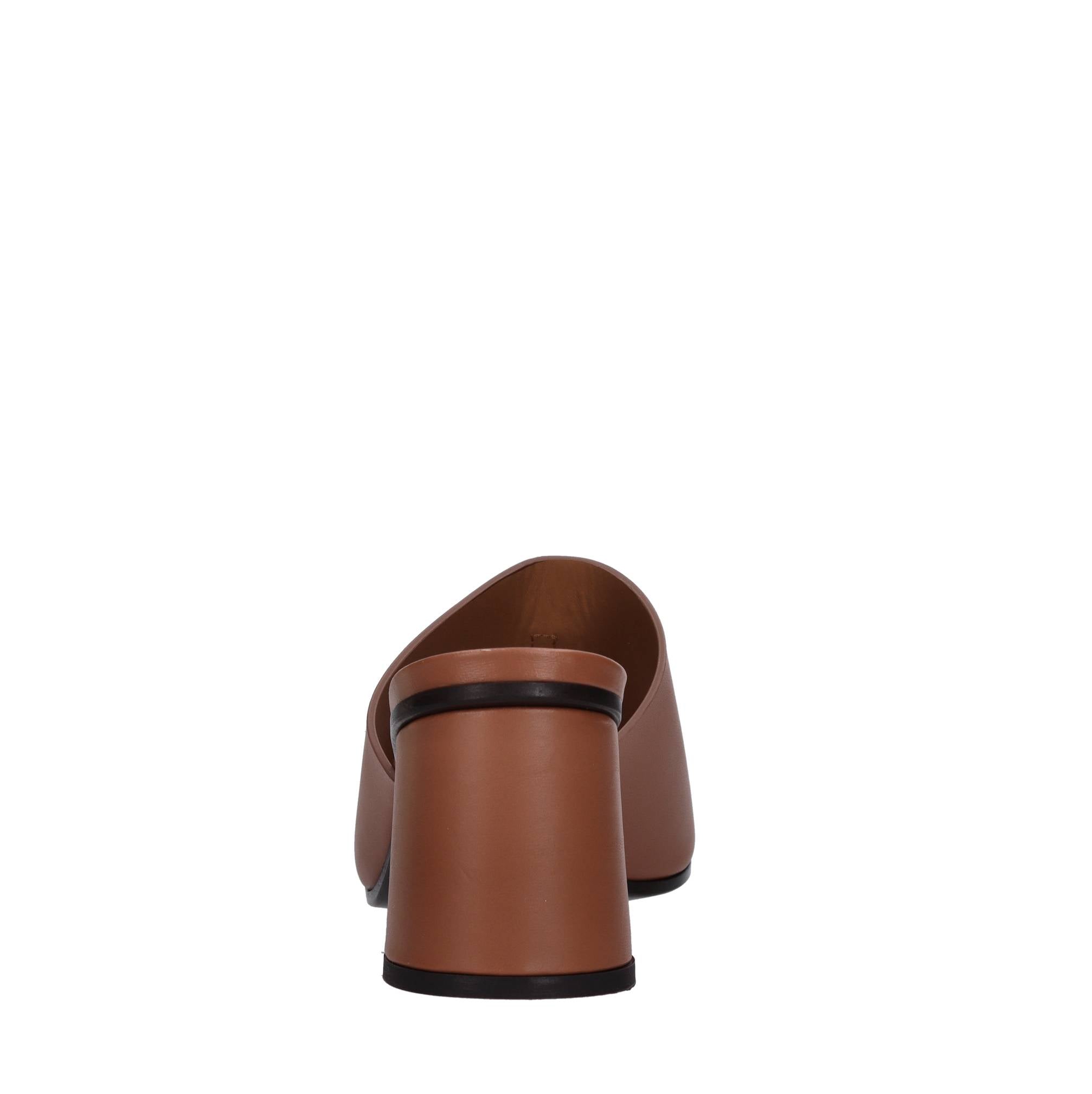 Mules in pelle 