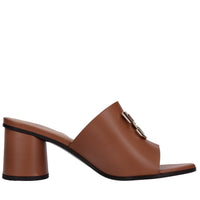 Mules in pelle 