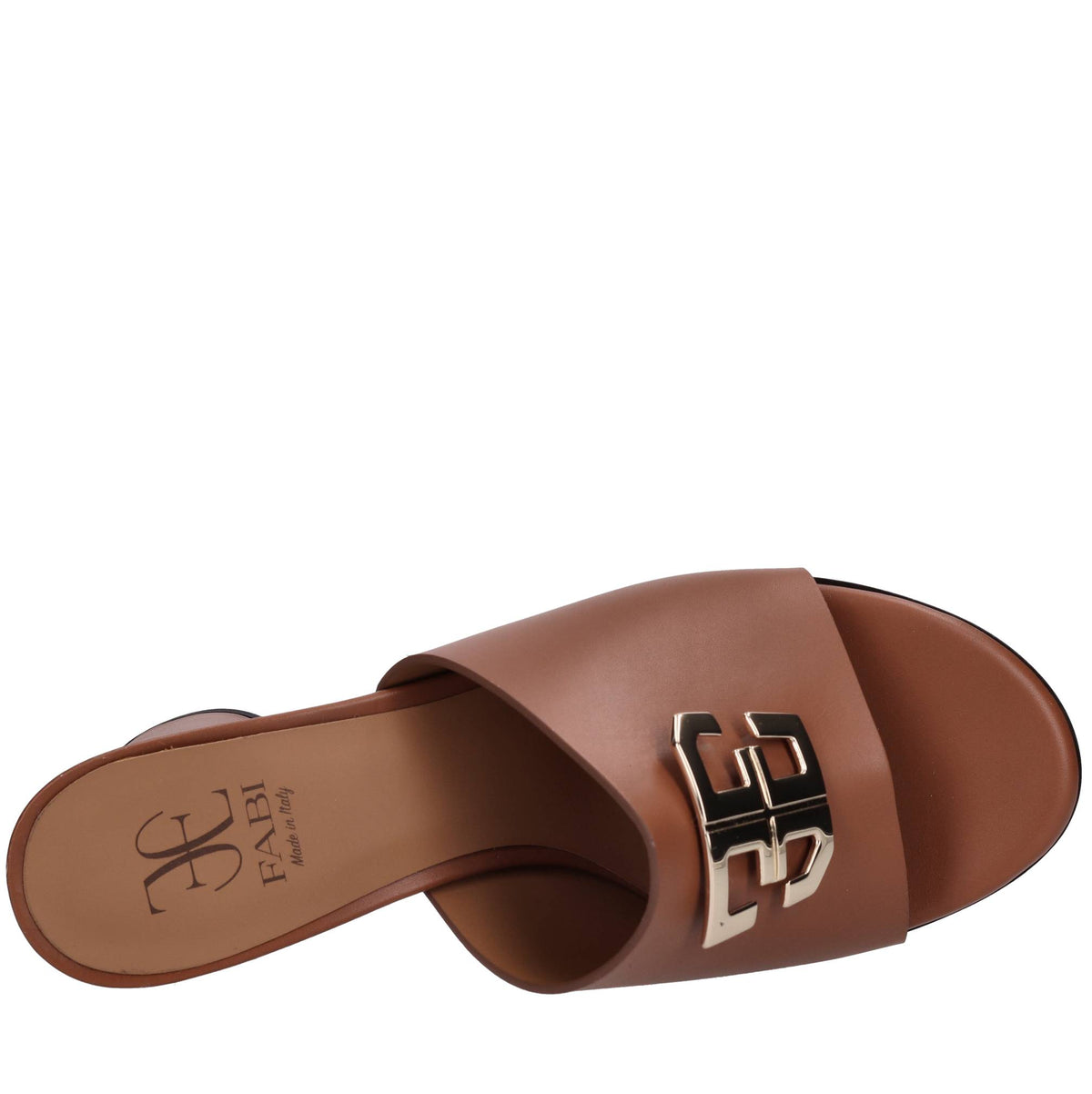 Mules in pelle 