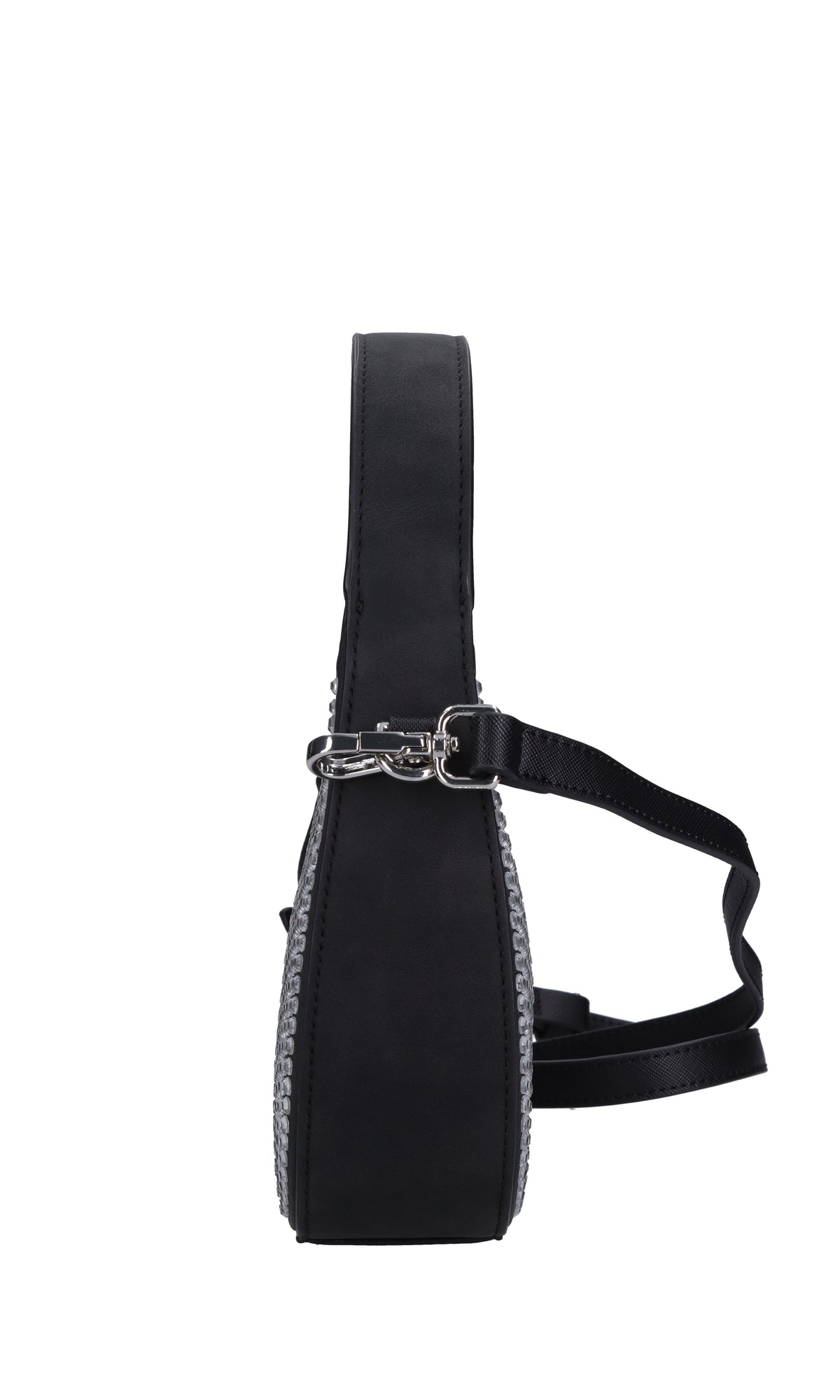 Borsa in ecopelle e strass 