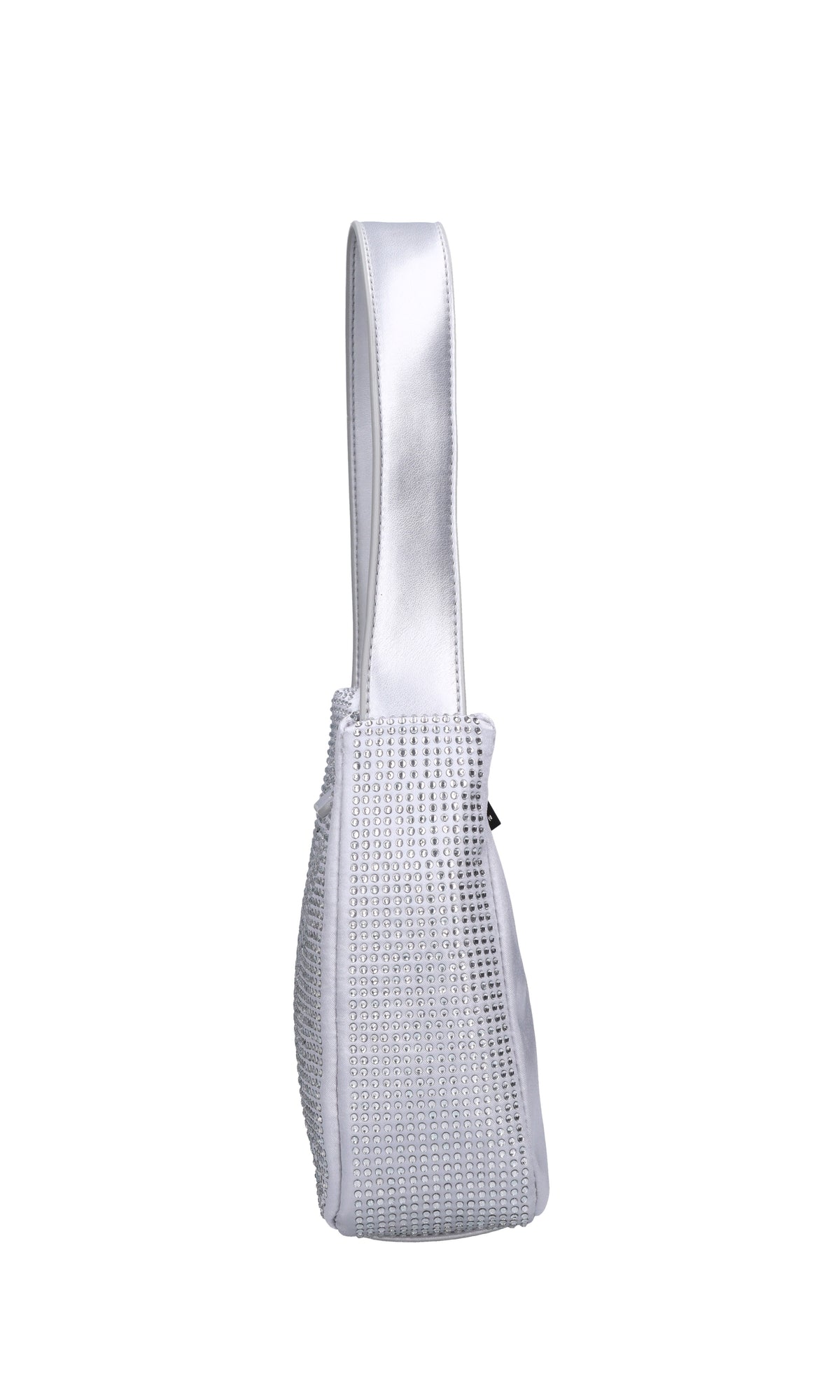 Borsa in tessuto ecopelle e strass 