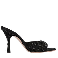 Mules Dita 95 in raso e strass 