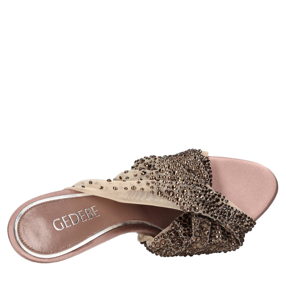 Mules Mariel Tulle in tessuto e strass 