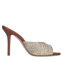 Mules Marie in pelle e rafia 