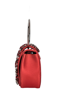 Borsa mini modello Brigitte in raso 