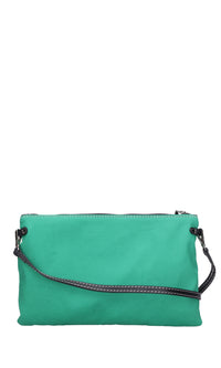 Borsa in tessuto e pelle 