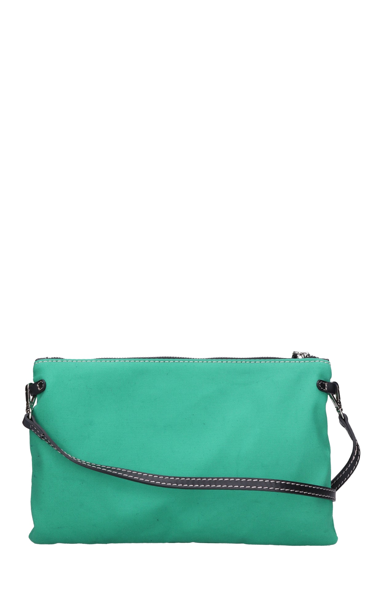 Borsa in tessuto e pelle 