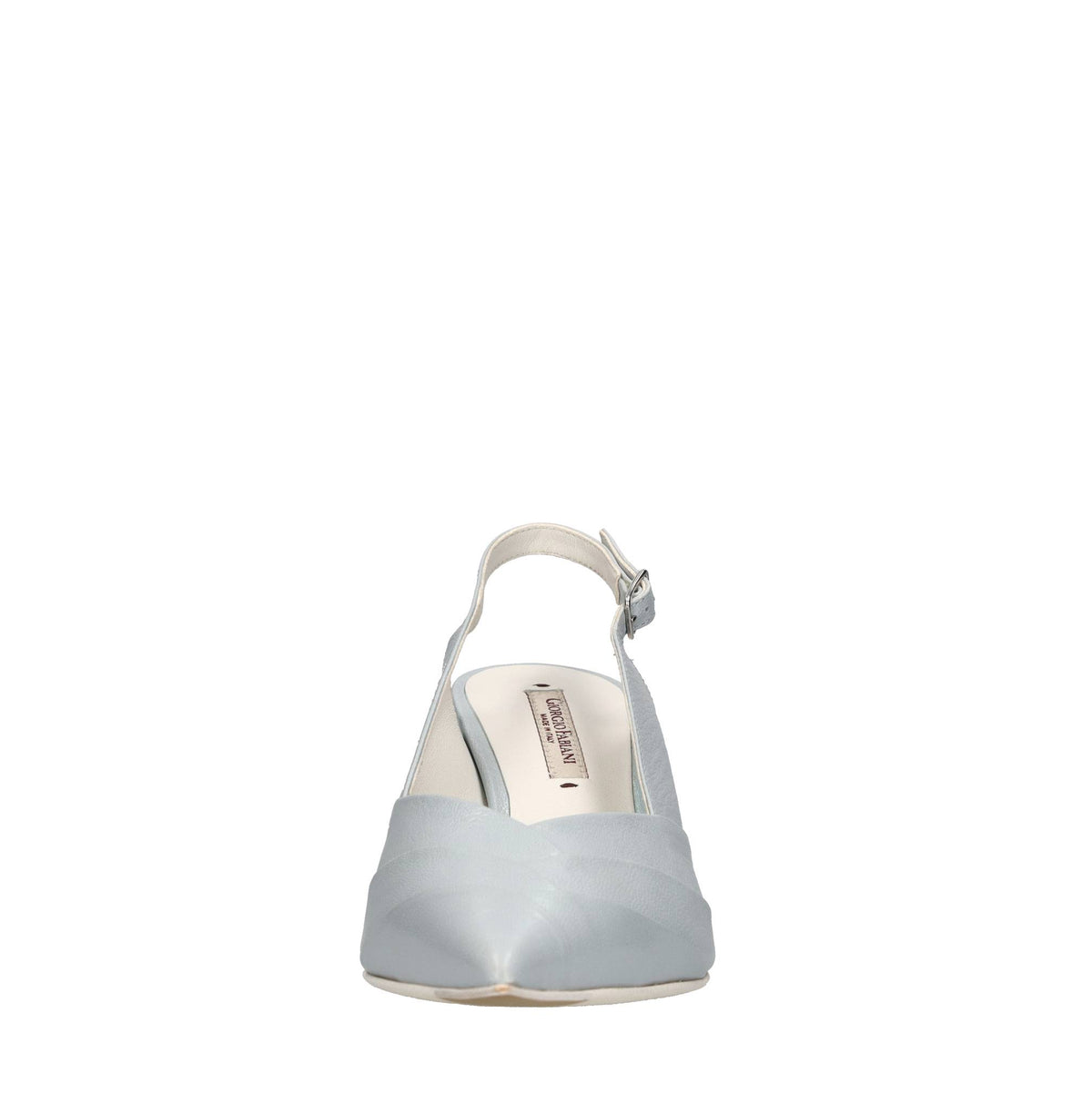 Décolleté slingback in pelle 