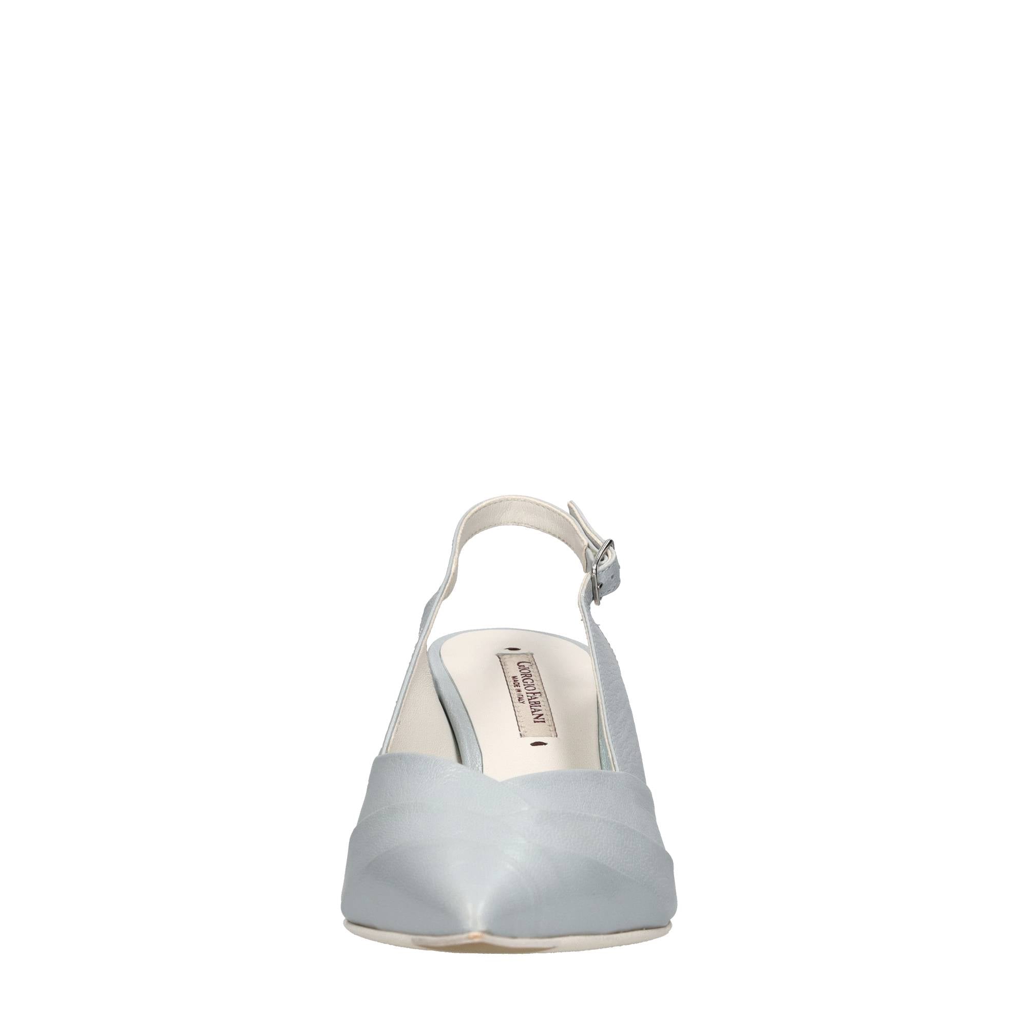 Décolleté slingback in pelle 