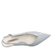 Décolleté slingback in pelle 