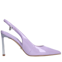 Décolleté slingback in vernice 