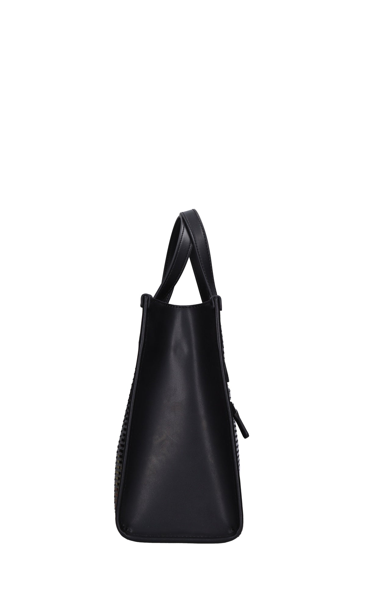 Borsa in ecopelle e pailettes 