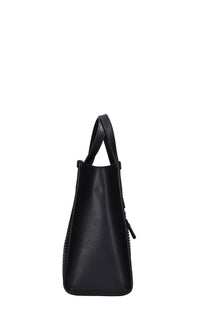 Borsa in ecopelle e pailettes 