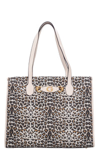 Borsa in tessuto ed ecopelle 