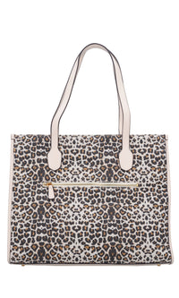 Borsa in tessuto ed ecopelle 