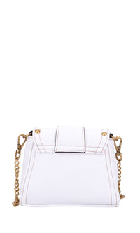Borsa mini in ecopelle e borchie<BR/> 