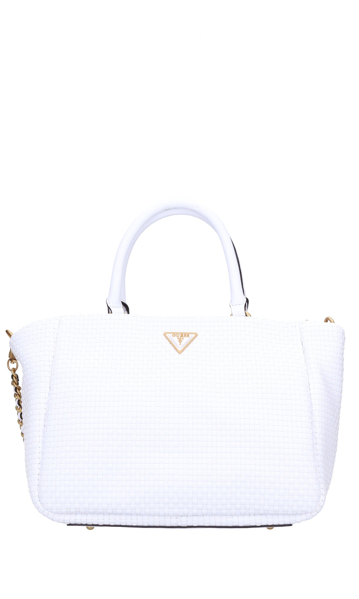 Borsa in ecopelle intrecciata 