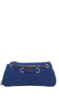 Borsa in tessuto ed ecopelle 