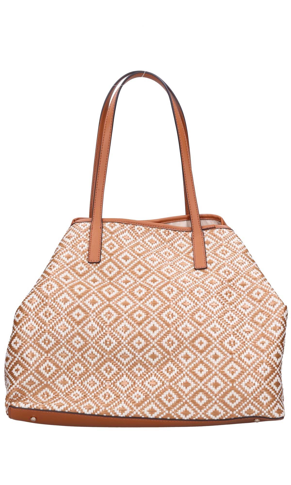 Borsa in ecopelle e rafia 