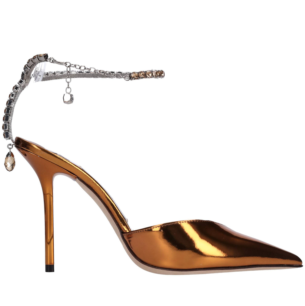 Décolleté slingback Saeda in pelle 