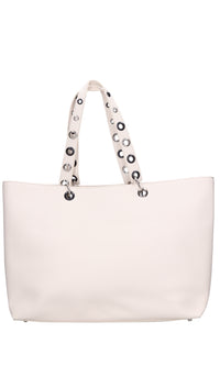 Borsa in ecopelle e borchie 