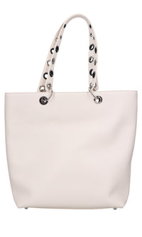 Borsa in ecopelle e borchie 