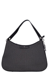 Borsa in raso e borchie 