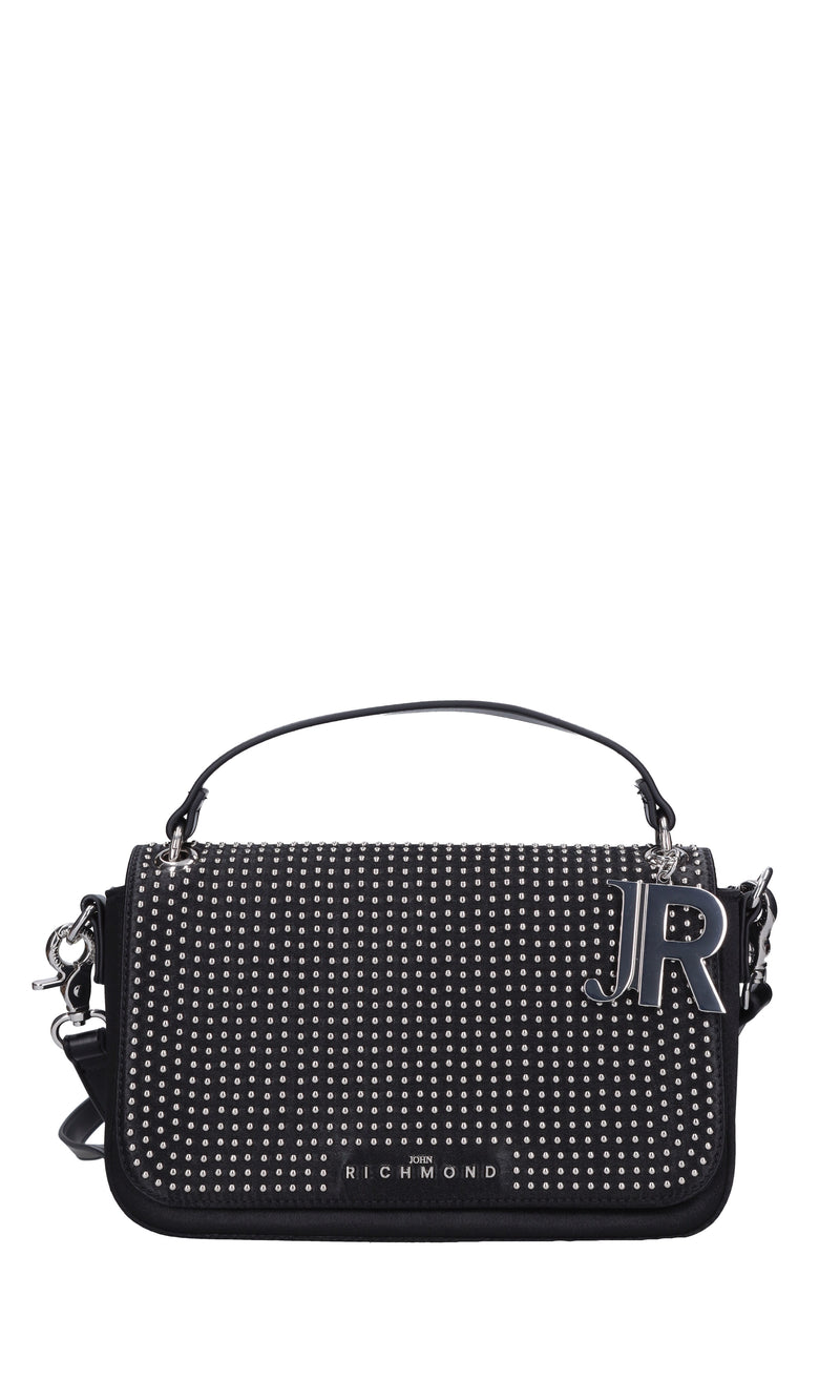 Borsa in raso e borchie 