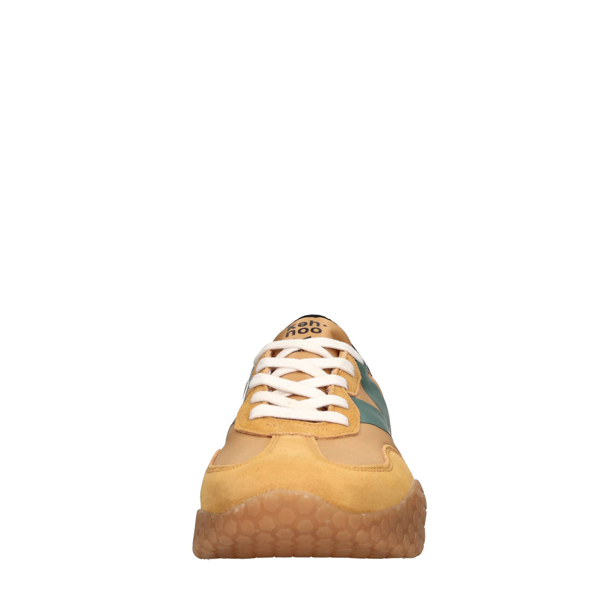 Sneakers in camoscio tessuto e gomma 