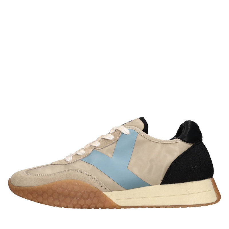 Sneakers in camoscio tessuto e gomma 
