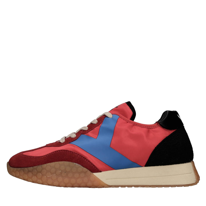 Sneakers in camoscio tessuto e gomma 