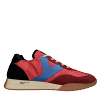 Sneakers in camoscio tessuto e gomma 