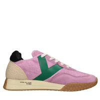 Sneakers in camoscio tessuto e gomma 