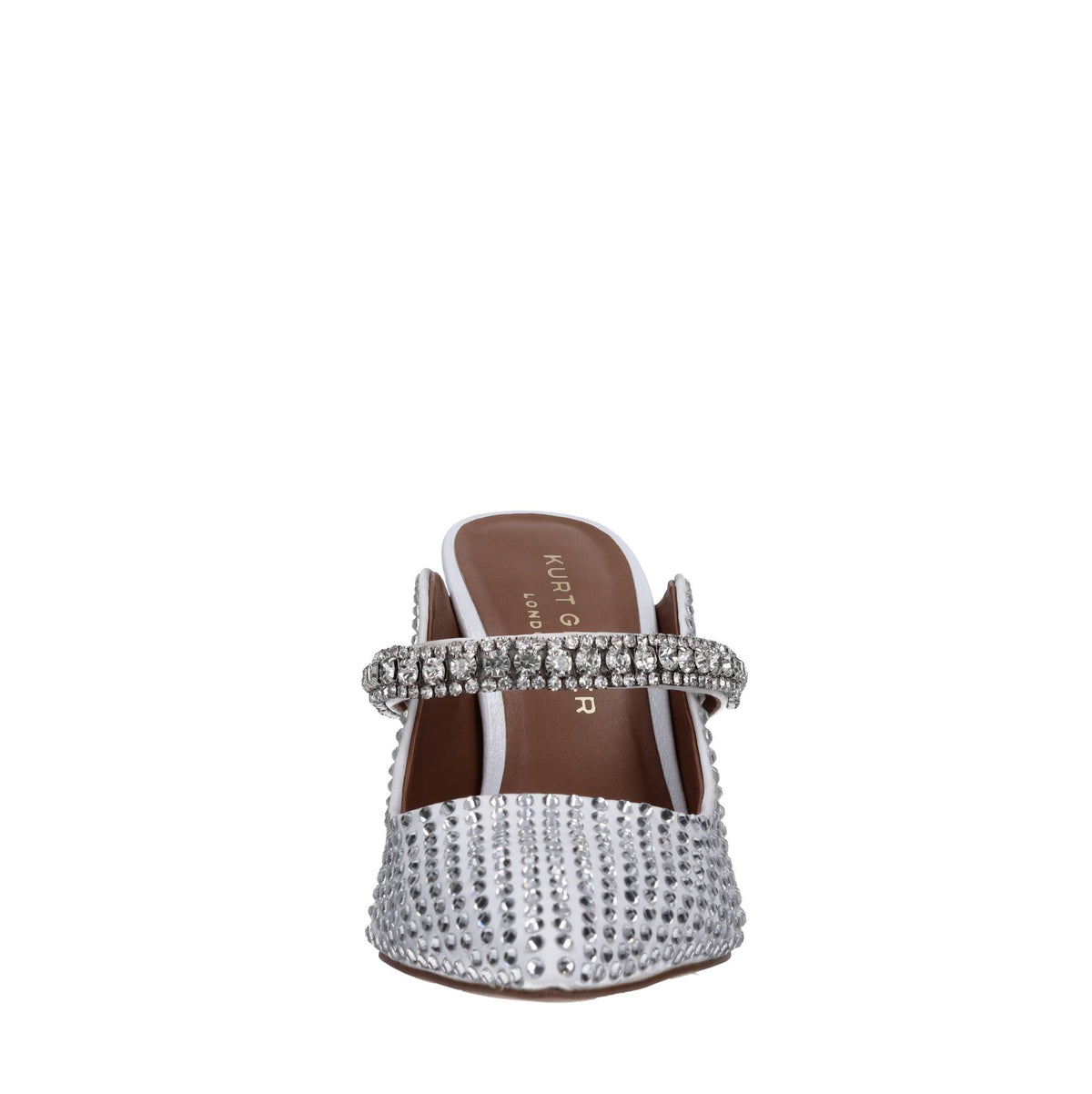 Sabot in raso e strass 