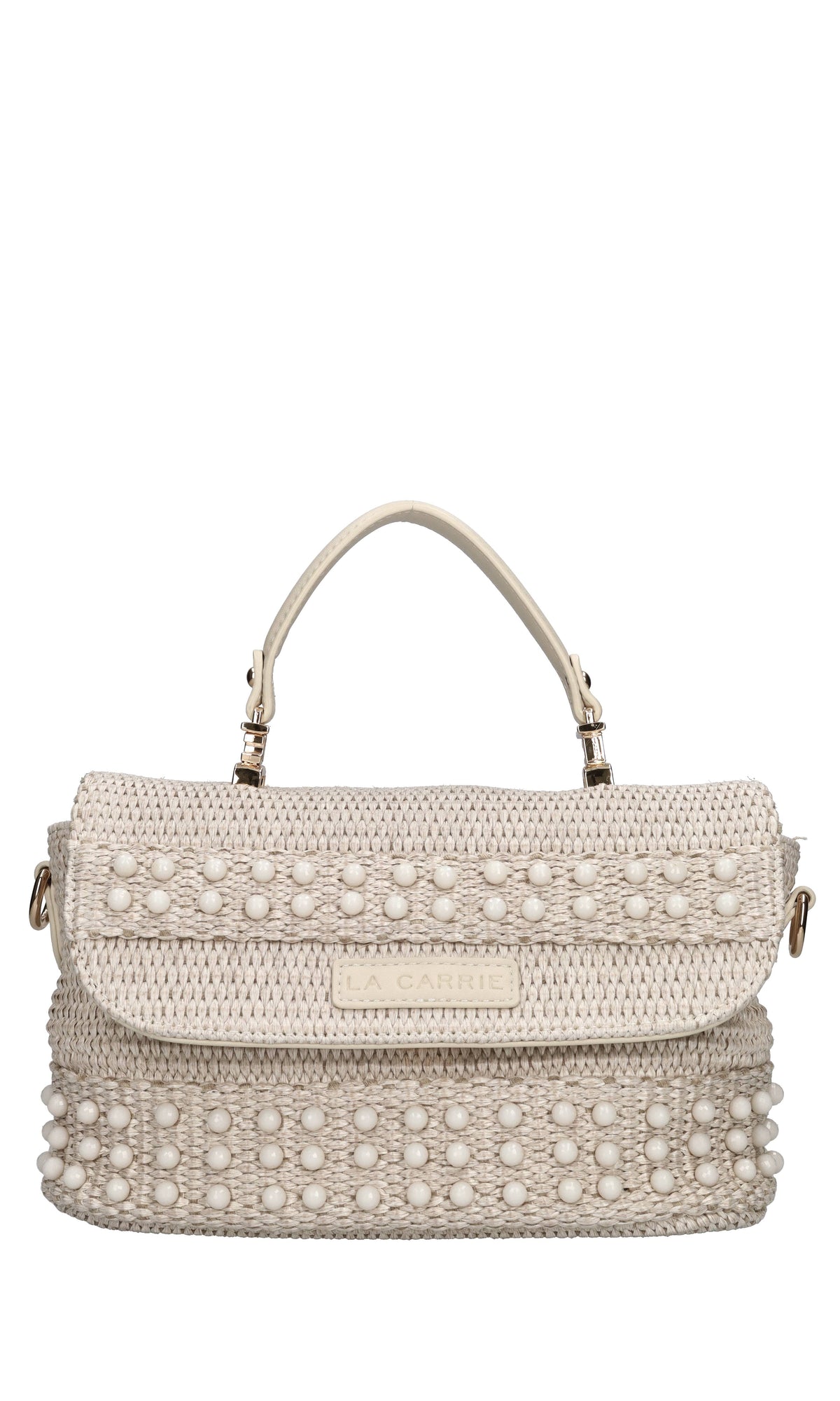 Borsa MALIBU in ecopelle e rafia 