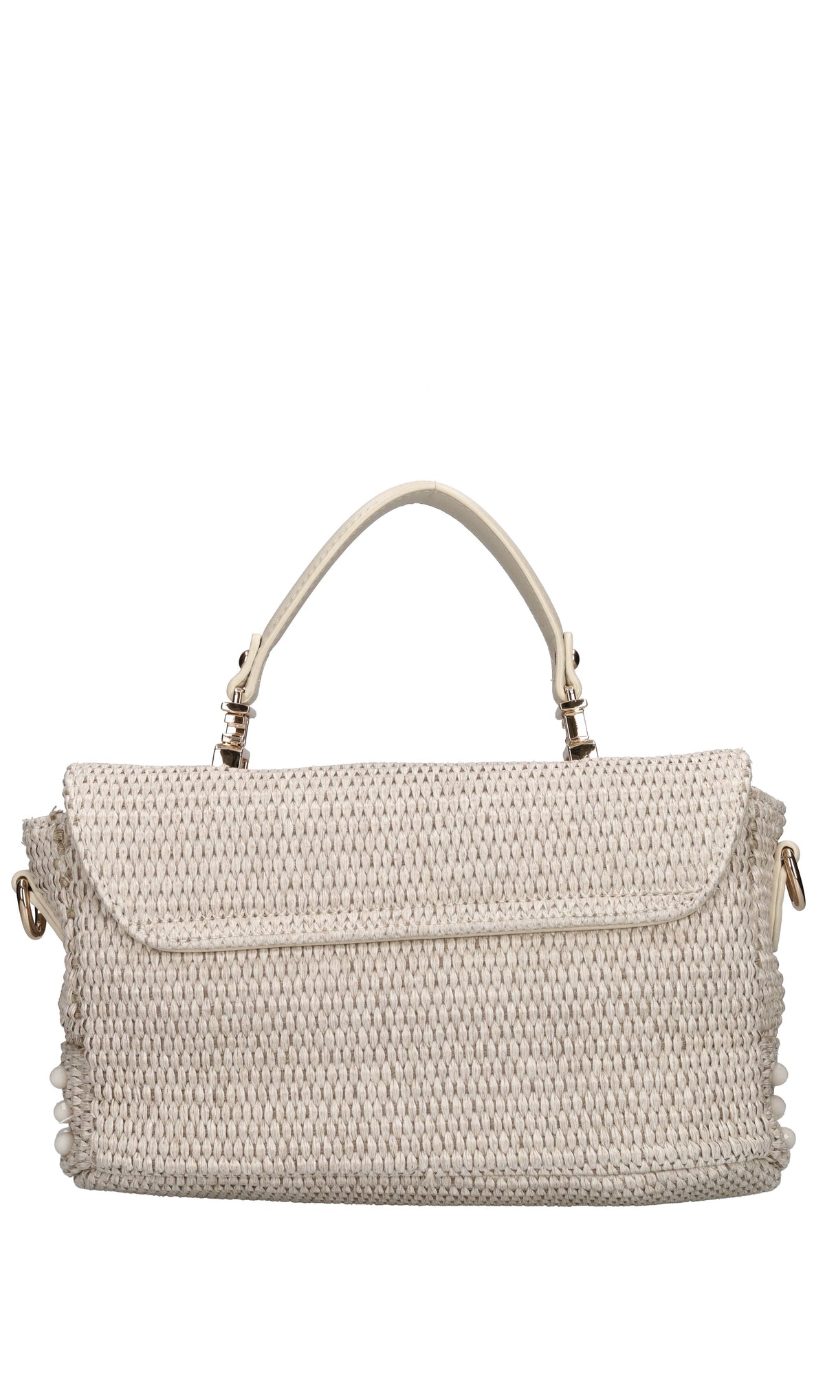Borsa MALIBU in ecopelle e rafia 