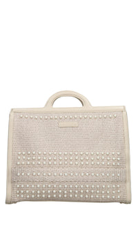 Borsa Malibu in rafia ed ecopelle 