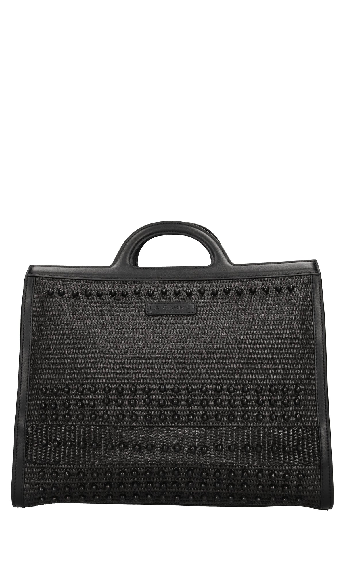 Borsa Malibu in ecopelle e rafia 