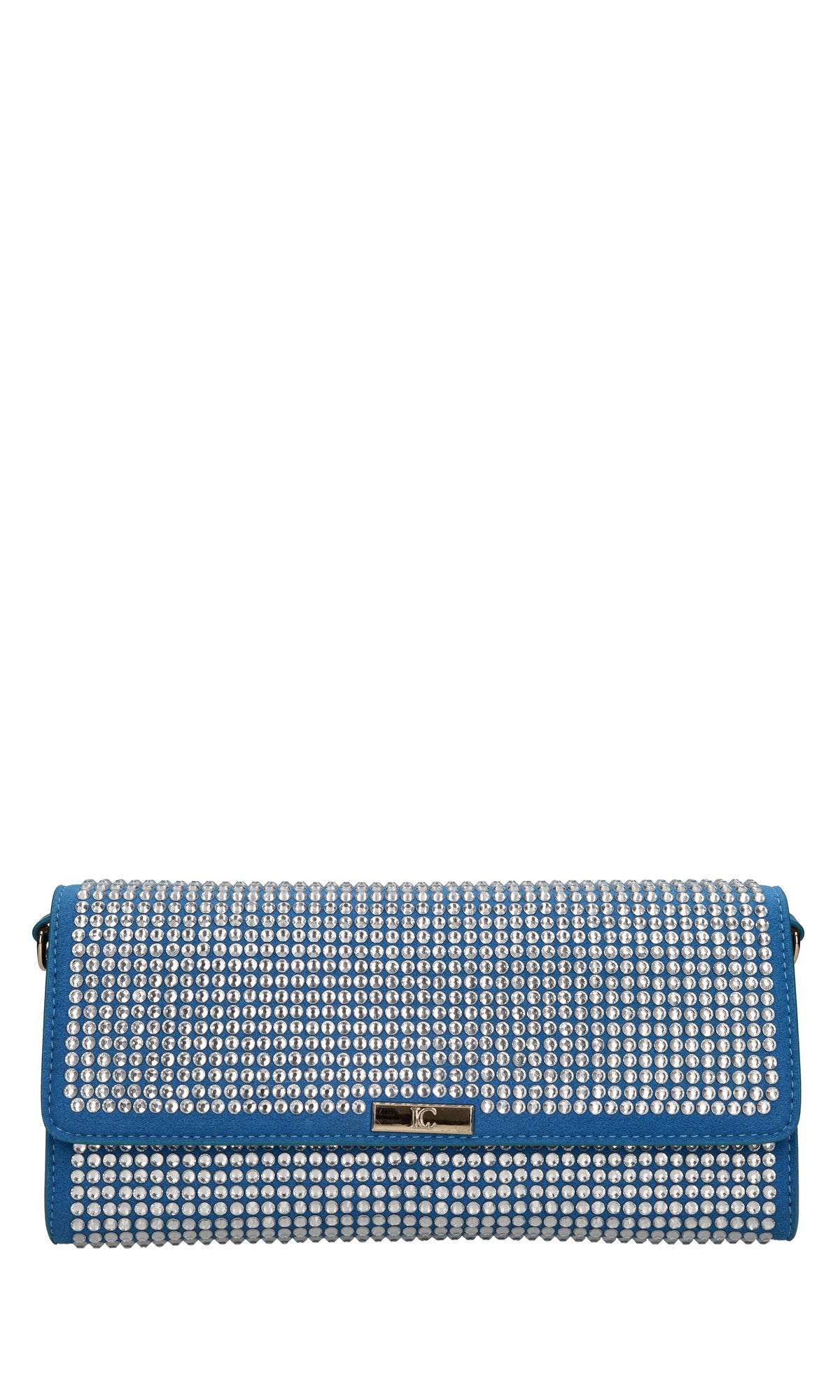 Borsa in ecopelle ecocamoscio e strass 
