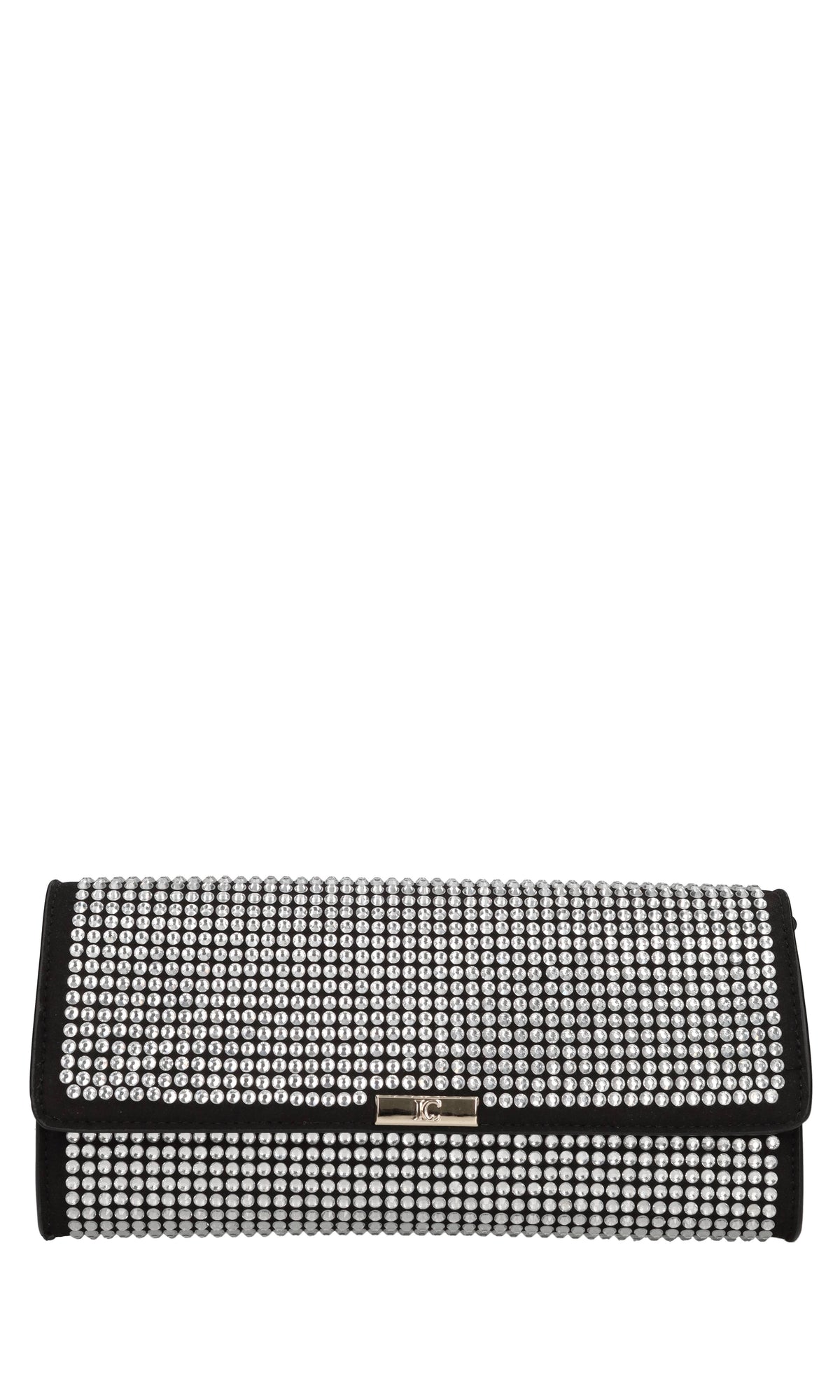 Borsa Night Ed. in ecopelle, ecocamoscio e strass 