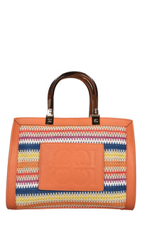 Borsa modello BRANDICCHI in tessuto ed ecopelle 