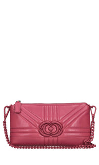 Borsa Grate Double in pelle 